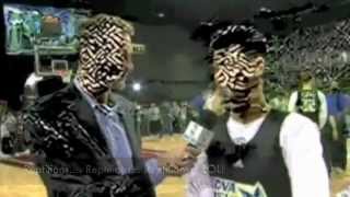 Reptilian Shapeshifting Jeremy Lin amp Reporter Really good one [upl. by Manuela]