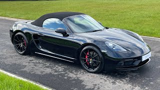 718 Boxster GTS 40  Jet Black Metallic  RA70BJO [upl. by Aia]