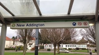 London Trams Croydon Variobahn Wimbledon ➡️ New Addington [upl. by Cohl]