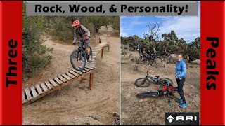 Lot of Personality amp Features packed into the Three Peaks Trails  Mountain Biking Utah [upl. by Genesa759]