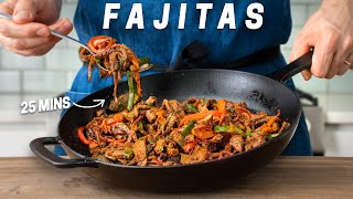 Easy Weeknight Steak Fajitas  WEEKNIGHTING [upl. by Treacy]