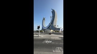 Así es el Raffles Doha en Lusail Qatar 🇶🇦 shorts youtubeshorts travel qatar [upl. by Chubb447]