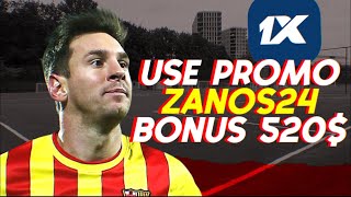 PROMO CODE 1XBET  BIG BONUS 520 FOR REGISTRATION  ACTUAL FREE PROMO CODE 1XBET 2023  ZANOS24 [upl. by Annmarie973]