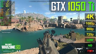 GTX 1050 Ti  Call Of Duty Warzone 20 [upl. by Fabian51]