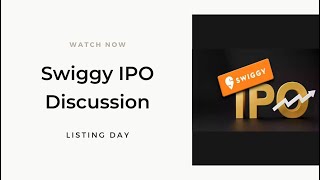 Swiggy IPO Listing day and chart in Tamil sharemarket tamilinvestor nifty50 swiggy [upl. by Arrak869]