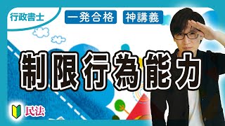 【行政書士 2025】民法スタート！制限行為能力者は覚えるだけで点が取れる（民法①） [upl. by Emelyne]