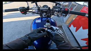 How to Fill your gas tank on a Motorcycle [upl. by Dalila]