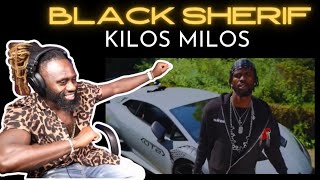 Black Sherif  Kilos Milos Official Visualizer  REACTION [upl. by Michaelina368]