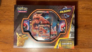 Opening up a Detective Pikachu CharizardGX Special Case File [upl. by Aikemahs]