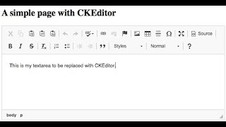 Add interactive text area in website how to implement CkEDITOR 5 [upl. by Ogait]