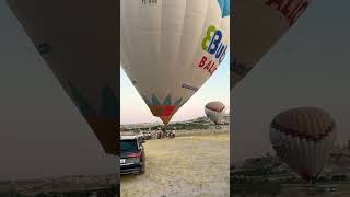 Kapadokya balon 🤗kapadokya cappadocia cappadociaballoon [upl. by Erbes720]