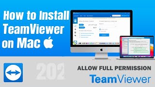 How to install Team Viewer in MacOS macbook trending macbookair macbookpro teamviewer remote [upl. by Kerby614]