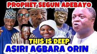 PROPHET SEGUN ADEBAYO REVELATIONS ON MUSICIANS PASUMA EBENEZER OBEY OBESERE ADEWALE AYUBA [upl. by Asnerek]