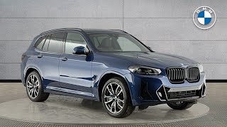 Stock BMW X3 30e In Phytonic Blue  Cotswold Hereford BMW [upl. by Moses741]