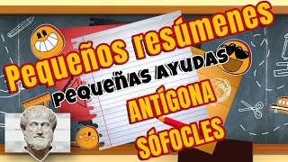 Pequeños resúmenes Antígona de Sófocles [upl. by Ernie644]