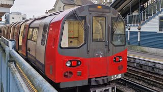 Journey On The Northern Line 51548 1995TS From Camden Town To High Barnet [upl. by Anniram435]