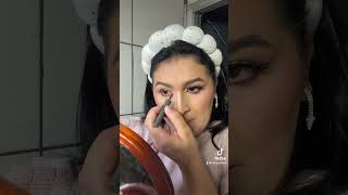 tutorial fácil maquia maquiagem make tutorialmakeup [upl. by Ahtelrac]