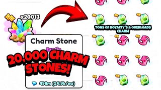 Opening 20000 Charm Stones  YOU SHOULD TRY THIS BEFORE ITS TOO LATE  in Pet Simulator 99 [upl. by Schwejda]