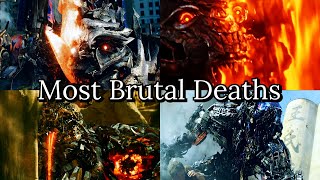 The Most Brutal Death Scene in Each Transformer Movie [upl. by Anirehc]