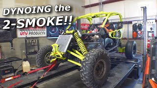 800cc 2stroke Maverick X3 hits the DYNO and 060 tests [upl. by Solohcin]