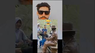 Statue Prank 🤣😂🤣  Very Funny Reaction 😂🤣😂 comedy funny viralvideo shorts [upl. by Hepsiba]