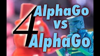 AlphaGo vs AlphaGo with Michael Redmond 9p Game 4 [upl. by Danette]