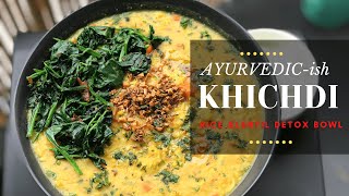 KHICHDI  KITCHARI RECIPE  AYURVEDIC CLEANSE RECIPE  DAL KHICHDI RECIPE  MOONG DAL KHICHDI [upl. by Anos]