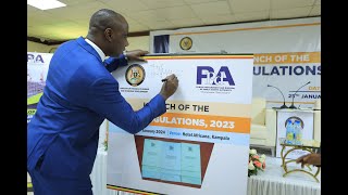 FULL VIDEO  LAUNCH OF PPDA REGULATIONS 2023 SPEECHES [upl. by Sunshine]