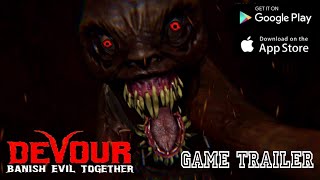 Devour Banish Evil Together  New game Teaser Trailer  Devour jump scare [upl. by Meeks996]