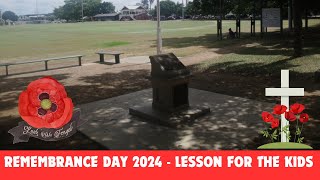 2024 Remembrance Day  Lesson For The Kids [upl. by Follansbee]