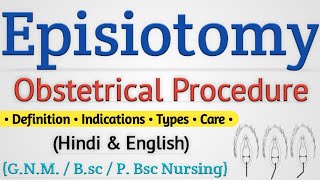 Episiotomy  Episiotomy notes in hindi  Episiotomy lecture in hindi [upl. by Deane]