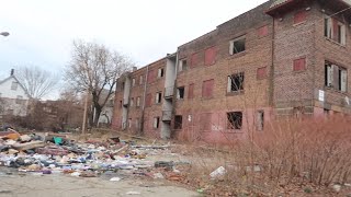 WORST LOOKING URBAN DECAY IN THE MIDWEST  EAST CLEVELAND OHIO [upl. by Rosse]