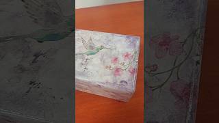 Caja de Madera personalizada con técnica Decoupage artesano decoupage carpintería [upl. by Yaron]