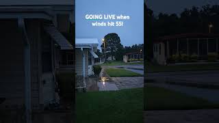 1st Daylight Hurricane Milton Brooksville Florida Hurricanemilton wind rain hurricane florida [upl. by Monetta]