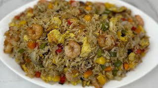 SHRIMP FRIEDRICE RECIPE OPTION FOR YOUR VALENTINE [upl. by Colene]