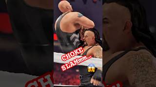 😱Undertaker Chokeslam After Chokeslam😱 wwe2k24 shortsfeed [upl. by Nnarefinnej]