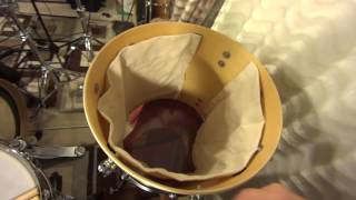 De Pinging a floor tomGetting a great floor tom sound [upl. by Maker]