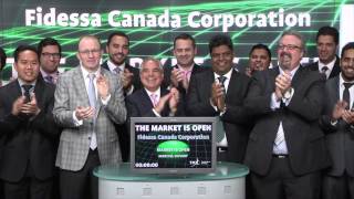 Fidessa Canada Corporation opens Toronto Stock Exchange May 28 2015 [upl. by Htial232]