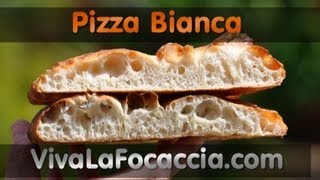 Ricetta Pizza Bianca nel Forno a Legna AlfaPizza [upl. by Alyekahs297]