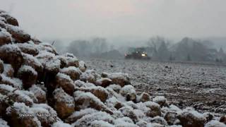 quotWinterweizenquot säen  Fendt Favorit 512c im Schnee [upl. by Jona]