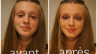 Tutoriel 17  Maquillage discret jolie et féminin pour le collègelycée [upl. by Nuli]