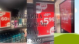 VICTORIA SECRET SEMI ANNUAL SALE 2024 🛍️ [upl. by Jehiah147]