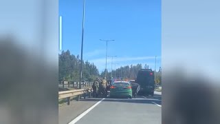 Carabinero muere tras emboscada en la Ruta 5 Sur le dispararon con armas de grueso calibre [upl. by Deron]