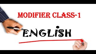 quotModifiers in English A Guide to Effective Writing for Class XIXIIquot [upl. by Anelaf354]