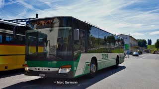 De PuidouxChexbres à Vevey gare en remplacment CFF en SETRA des MBC [upl. by Esiuqram629]