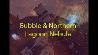 Astrophotography Bubble amp Northern Lagoon Nebula [upl. by Ihcekn650]