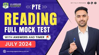 PTE Reading Full Mock Test with Answers  July 2024  Language academy PTE NAATI IELTS Experts [upl. by Anael]