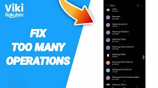 How To Fix Too Many Operations On Viki Rakuten App [upl. by Sineray]