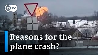 How are Russia and Ukraine reacting to the plane crash  DW News [upl. by Aeret260]