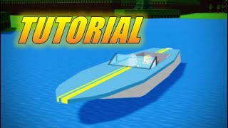 How to build a micro speed boat tutorial  Roblox Build a Boat for Treasure  Ep 4 [upl. by Schnurr]